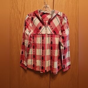 Woolrich Shacket Hooded Zip. Barnyard Workcore Comfy  Campy